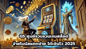 G5 ศูนย์รวบรวมเกมสล็อต จ่ายโบนัสแตกง่าย ได้เงินไว 2025-1